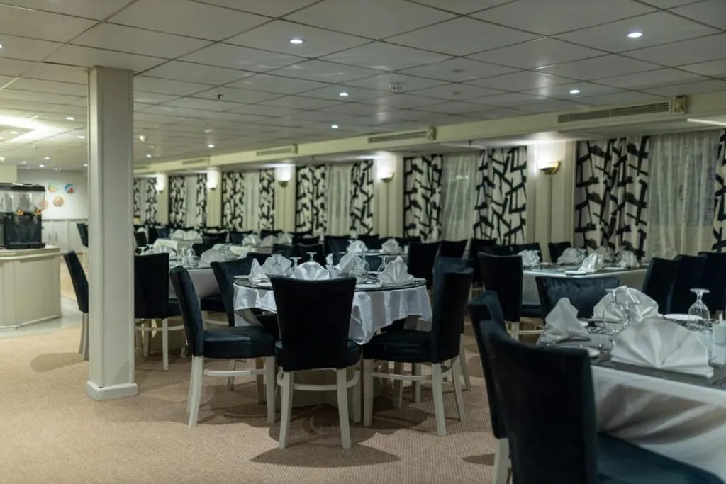 Restaurant aboard the MS Coral II Nile Cruise Nile cruise